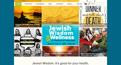 Desktop Screenshot of jewishwisdomandwellness.org